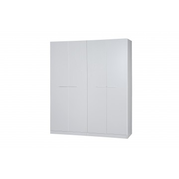 ντουλάπα τετράφυλλη σε χρώμα λευκό