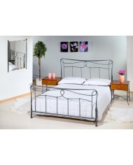 Κρεβάτι μεταλλικό διπλό διαστάσεων 160cm x 200cm με επιλογή χρώματος