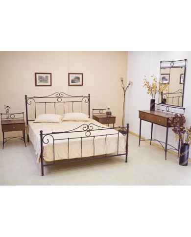 Κρεβάτι μεταλλικό διπλό διαστάσεων 160cm x 200cm με επιλογή χρώματος