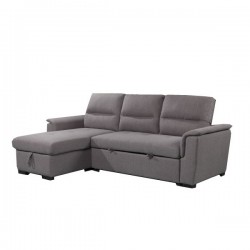 ΚΑΝΑΠΕΣ ΓΩΝΙΑ ΚΡΕΒΑΤΙ ΜΠΑΟΥΛΟ ΓΚΡΙ ΜΕ ΑΝΑΣΤΡΈΨΙΜΗ ΓΩΝΙΑ