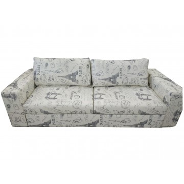 Καναπές κρεβάτι διπλό PARIS  με πλενομενα μαξιλάρια και δυνατότατη αλλαγής διαστάσεων