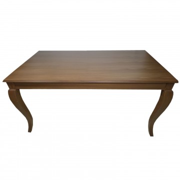 Τραπέζι Τ12 επεκτεινόμενο από ξύλο οξιάς χρώματος καρυδιά ανοιχτό