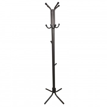 Καλόγερος ρούχων RANG1 μεταλλικός γκρι σφυρήλατος μονοκόμματος με ηλεκτροστατική βαφή