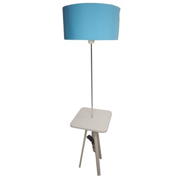 ΦΩΤΙΣΤΙΚΟ ΔΑΠΕΔΟΥ ΜΕ ΤΕΤΡΑΓΩΝΟ ΔΙΑΚΟΣΜΗΤΙΚΟ ΤΡΑΠΕΖΑΚΙ ΛΕΥΚΟ ΚΑΙ ΓΑΛΑΖΙΟ ΚΑΠΕΛΟ