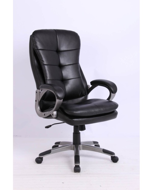 ΚΑΡΕΚΛΑ ΓΡΑΦΕΙΟΥ ΔΙΕΥΘΥΝΤΙΚΗ GENERAL ΜΑΥΡO PU 67x58x113-123εκ.