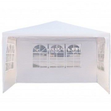 Πλαϊνό χώρισμα για κιόσκι με παράθυρα λευκό χρώμα από υφασμα 210D oxford αδιάβροχο για κιόσκια 3*2, 3*3 ,3*4,3*6..