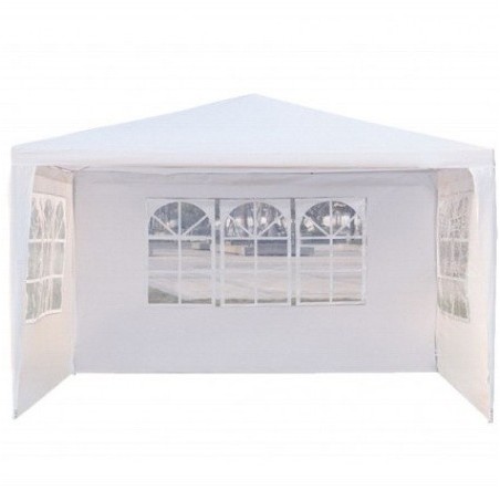 Πλαϊνό χώρισμα για κιόσκι με παράθυρα λευκό χρώμα από ύφασμα 210D oxford αδιάβροχο για κιόσκια 3x2, 3x3 ,3x4.5,3x6.