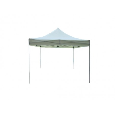 Κιόσκι πτυσσόμενο βαρέως τύπου 3x3x3,4 ύψος με μπεζ αδιάβροχο κάλυμμα 260gr