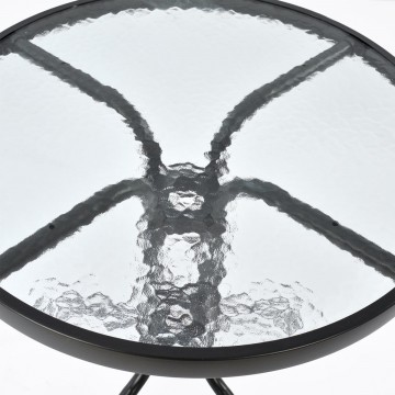 ΣΕΤ ΤΡΑΠΕΖΑΡΙΑΣ ΜΕΤΑΛΛΙΚΟ 3ΤΜΧ ΜΕ 2 ΚΑΡΕΚΛΕΣ & ΤΡΑΠΕΖΙ Φ60 ΓΚΡΙ