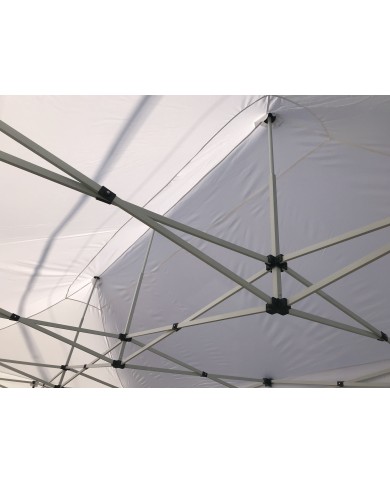 Πανί ανταλλακτικό 260gr με επικάλυψη PVC αδιάβροχο λευκό για κιόσκι τέντα 3m*6m με ύψος 3,4 μέτρα.