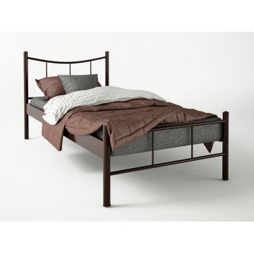 Μεταλλικό κρεβάτι ΧΑΜΟΓΕΛΟ μονό 90x190