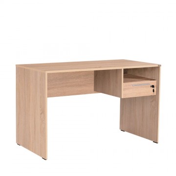 Γραφείο φυσικο sonoma 120x60x75 συρτάρι με κλειδαριά και βοηθητικό χώρο για φορητό υπολογιστή