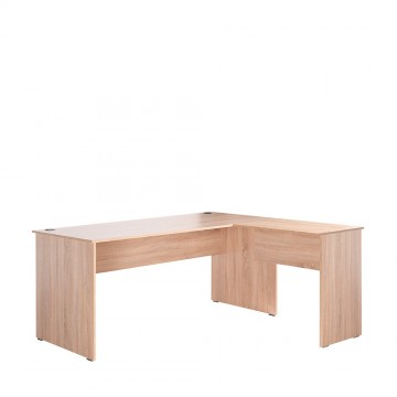 Γραφείο γωνία εναλλασσόμενη αριστερή δεξιά φυσικό sonoma χρώμα επαγγελματικό 160x144x75 εκ