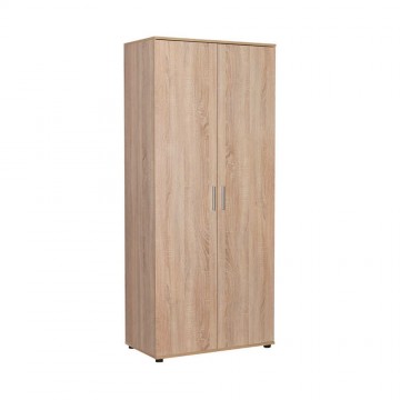 Ντουλάπα 2φυλη φυσικό sonoma 103x52x187 εκ με κρέμασμα και εσωτερικό πατάρι