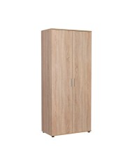 Ντουλάπα 2φυλη φυσικό sonoma 103x52x187 εκ με κρέμασμα και εσωτερικό πατάρι