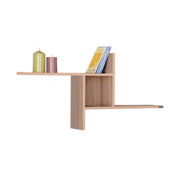 Ράφι τοίχου πολυμορφικο φυσικό sonoma 100x18x50 εκ