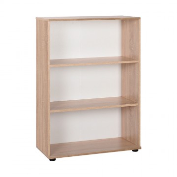 Βιβλιοθήκη έπιπλο γραφείου φυσικό sonoma με τρία ράφια 72x34x109 εκ