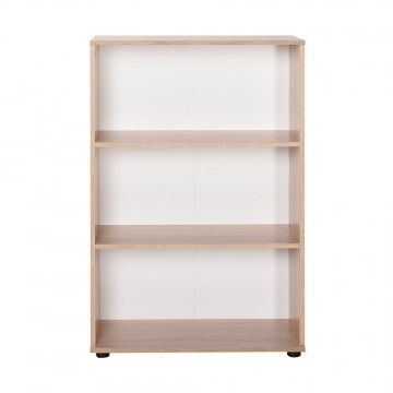 Βιβλιοθήκη έπιπλο γραφείου φυσικό sonoma με τρία ράφια 72x34x109 εκ