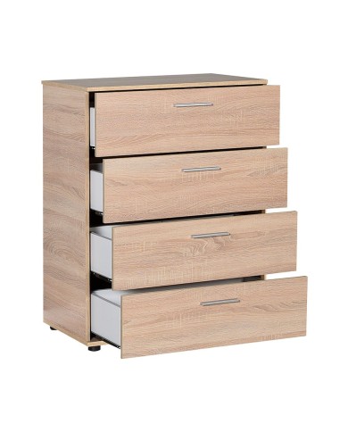 Συρταριερα με 4 συρτάρια βαθιά φυσικό sonoma 73x44x96 εκ