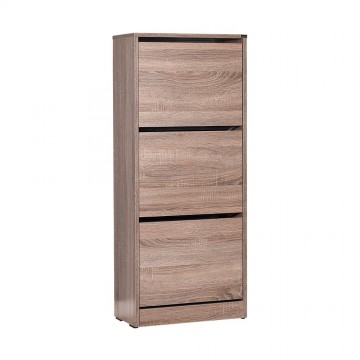 Παπουτσωθηκη με ανάκληση σταχτί 12 ζευγαριών 51x26x119εκ