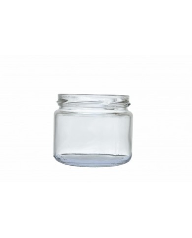 BAZO 0.360ml με καπάκια (Φ82)  σετ 36 τεμ γυάλινα σε συσκευασία συρρίκνωσης