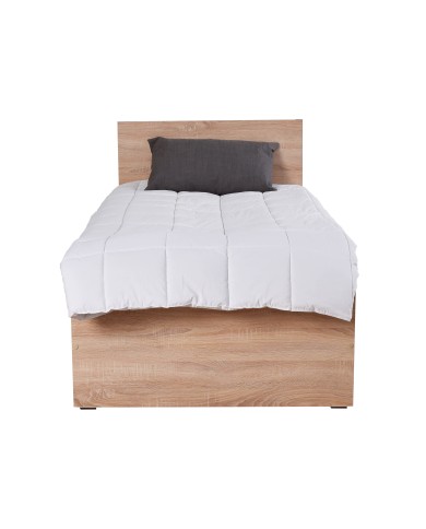 Κρεβάτι μονό CLEVER TOO 90x190εκ. sonoma φυσικό χρώμα με βάση στήριξης για το στρώμα