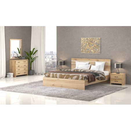 ΚΡΕΒΑΤΙ ΥΠΕΡΔΙΠΛΟ Νο 1 ΜΕΛΑΜΙΝΗΣ ΣΕ ΜΕΛΙ ΧΡΩΜΑ 160Χ200ΕΚ.