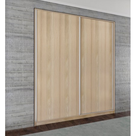 ΝΤΟΥΛΑΠΑ ΔΙΦΥΛΛΗ ΣΥΡΟΜΕΝΗ ΜΕ ΜΗΧΑΝΙΣΜΟ ΣΕ ΛΑΤΤΕ ΧΡΩΜΑ ΔΙΑΣΤΑΣΕΩΝ 202x61x233ΕΚ