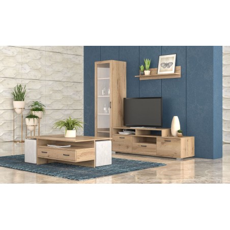 ΣΥΝΘΕΤΟ ΑΠΟ ΜΕΛΑΜΙΝΗ 4τμχ Νο29 ΧΡΩΜΑΤΟΣ ΜΕΛΙ ΕΠΙΠΛΟ TV 150*45*36ΕΚ., ΒΙΤΡΙΝΑ 45*45*180ΕΚ., ΡΑΦΙ ΤΟΙΧΟΥ 90*12*20ΕΚ.