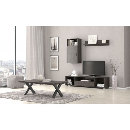 ΣΥΝΘΕΤΟ ECONOMY 3ΤΜΧ ΣΕ ΒΕΓΚΕ ΧΡΩΜΑ ΕΠΙΠΛΟ TV 150X45X52ΕΚ. ΚΟΥΤΙ ΚΑΘΕΤΟ ΚΡΕΜΑΣΤΟ 45X30X93ΕΚ. ΡΑΦΙ ΤΟΙΧΟΥ 90X12X20ΕΚ.