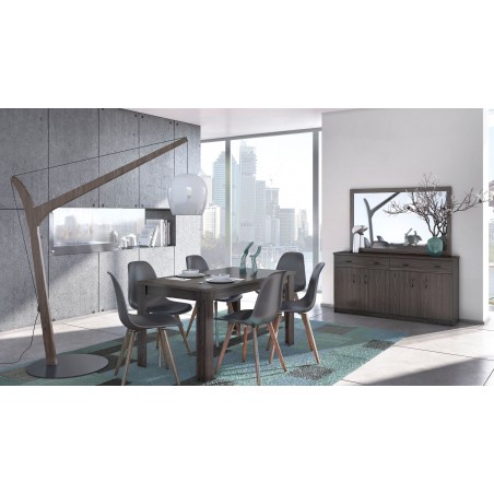 ΜΠΟΥΦΕΣ ΧΡΩΜΑΤΟΣ ΒΕΓΚΕ ΑΠΟ ΜΕΛΑΜΙΝΗ ΔΙΑΣΤΑΣΕΩΝ 159x38x84ΕΚ. ΜΕ ΚΑΘΡΕΦΤΗ