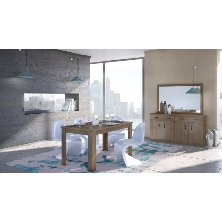 ΜΠΟΥΦΕΣ ECONOMY ΧΡΩΜΑΤΟΣ ΜΟΚΑ ΑΠΟ ΜΕΛΑΜΙΝΗ ΔΙΑΣΤΑΣΕΩΝ 159x38x84ΕΚ. ΜΕ ΚΑΘΡΕΦΤΗ