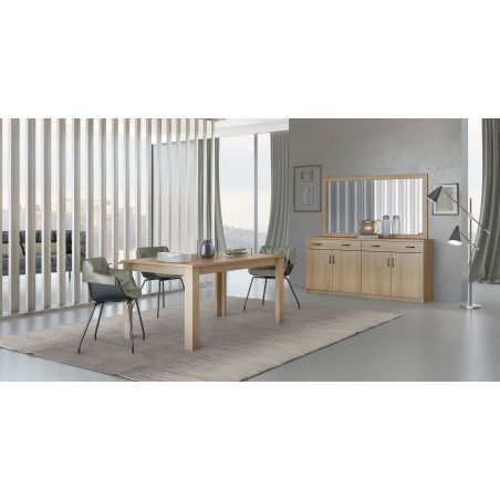 ΜΠΟΥΦΕΣ ECONOMY ΧΡΩΜΑΤΟΣ ΛΑΤΤΕ ΑΠΟ ΜΕΛΑΜΙΝΗ ΔΙΑΣΤΑΣΕΩΝ 159x38x84ΕΚ. ΜΕ ΚΑΘΡΕΦΤΗ