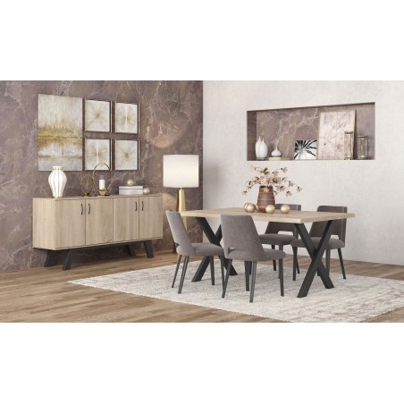 ΜΠΟΥΦΕΣ ΧΡΩΜΑΤΟΣ ΛΑΤΤΕ Νο2 ΑΠΟ ΜΕΛΑΜΙΝΗ ΜΕ 4 ΜΕΓΑΛΑ ΝΤΟΥΛΑΠΙΑ ΚΑΙ ΜΑΥΡΑ ΜΕΤΑΛΛΙΚΑ ΠΟΔΙΑ ΔΙΑΣΤΑΣΕΩΝ 180x45x85ΕΚ.