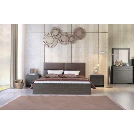 ΣΕΤ ΚΡΕΒΑΤΟΚΑΜΑΡΑΣ ΣΕ ΧΡΩΜΑ ΒΕΓΚΕ 5 ΤΜΧ ΑΠΟ ΜΕΛΑΜΙΝΗ Νο6 ΜΕ ΚΡΕΒΑΤΙ 150*200ΕΚ., 2 ΚΟΜΟΔΙΝΑ, ΤΟΥΑΛΕΤΑ ΜΕ ΚΑΘΡΕΦΤΗ