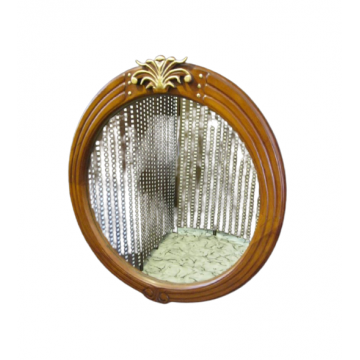 Καθρέπτης τοίχου με ξύλινη...