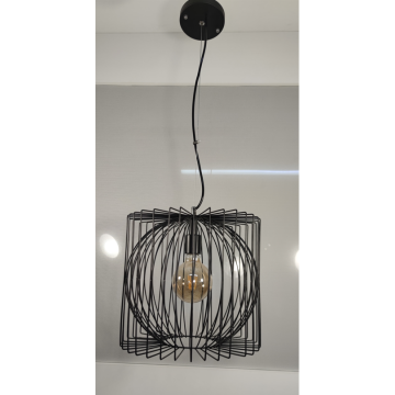 Μονόφωτο φωτιστικό με μαύρο...