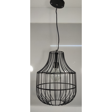 Μονόφωτο φωτιστικό με μαύρο...