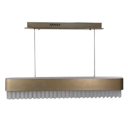 Φωτιστικό LED σε χρυσή ματ απόχρωση σε ράγα διαστάσεων 82*8*Υ15 εκ. 2xLED/36W/240V/4000Κ