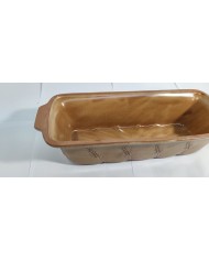 Φόρμα μακρόστενη πήλινη για κέικ και ψωμι 34*34*9εκ.