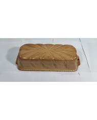 Φόρμα μακρόστενη πήλινη για κέικ και ψωμι 34*34*9εκ.
