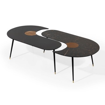 Τραπέζι σαλονιού σετ 2τεμ...