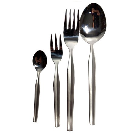 Σετ μαχαιροπίρουνα 24 τεμ. ανοξείδωτα από ατσάλι 18/10 ματ