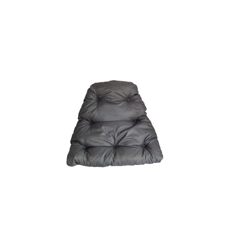 Μαξιλάρι για κούνια αιώρα αδιάβροχο 260gr ύφασμα με φερμουάρ για να μπορείτε να το πλένετε γκρι χρώμα 105x10x105 εκ