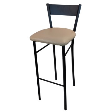 Σκαμπό για μπαρ μαύρο με...