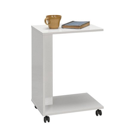 Τραπέζι βοηθητικό λευκό με ροδακια για εύκολη μετακίνηση SHP-109-PP-1 35x45x62εκ