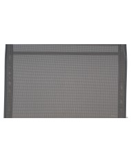 ΠΟΛΥΘΡΟΝΑ LEON ΜΕΤΑΛΛΙΚΗ ΓΚΡΙ ΜΕ TEXTLINE 2x1 ΓΚΡΙ  55,5x65x95cm