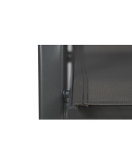 ΠΟΛΥΘΡΟΝΑ LEON ΜΕΤΑΛΛΙΚΗ ΓΚΡΙ ΜΕ TEXTLINE 2x1 ΓΚΡΙ  55,5x65x95cm