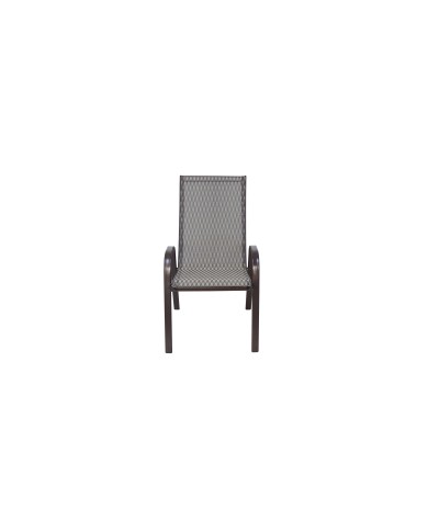ΠΟΛΥΘΡΟΝΑ LEON ΜΕΤΑΛΛΙΚΗ ΚΑΦΕ ΜΕ TEXTLINE 2x1 55,5x65x95cm