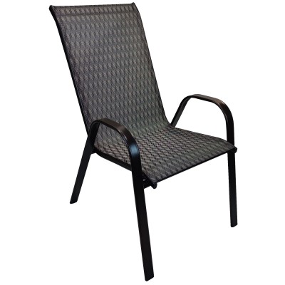 Πολυθρόνα καφέ με ψηλή...